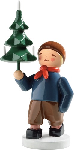 Junge mit Baum