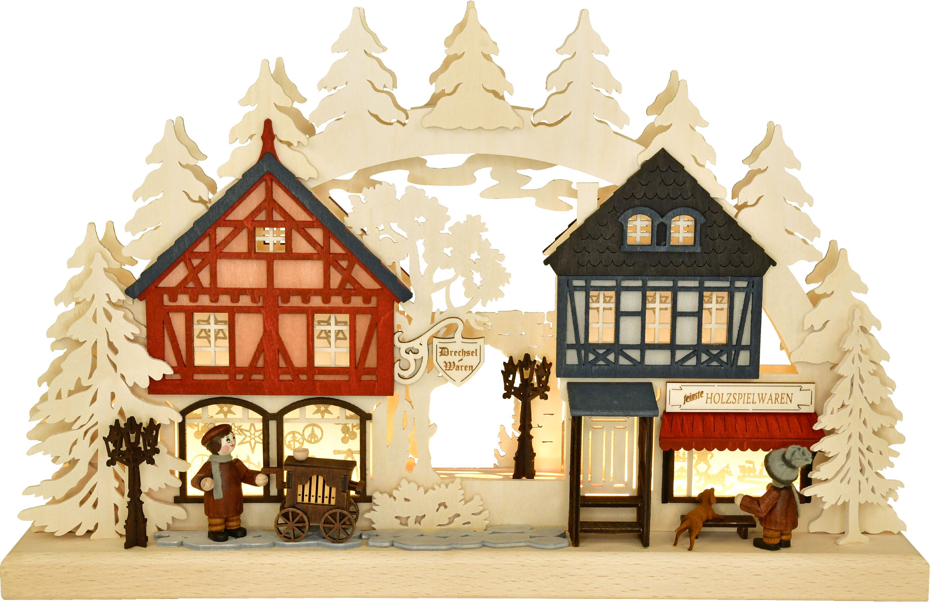 3D LED-Schwibbogen kl. Handwerkermarkt, LED-Stripe 3D LED-Schwibbogen kl. Handwerkermarkt, LED-Stripe