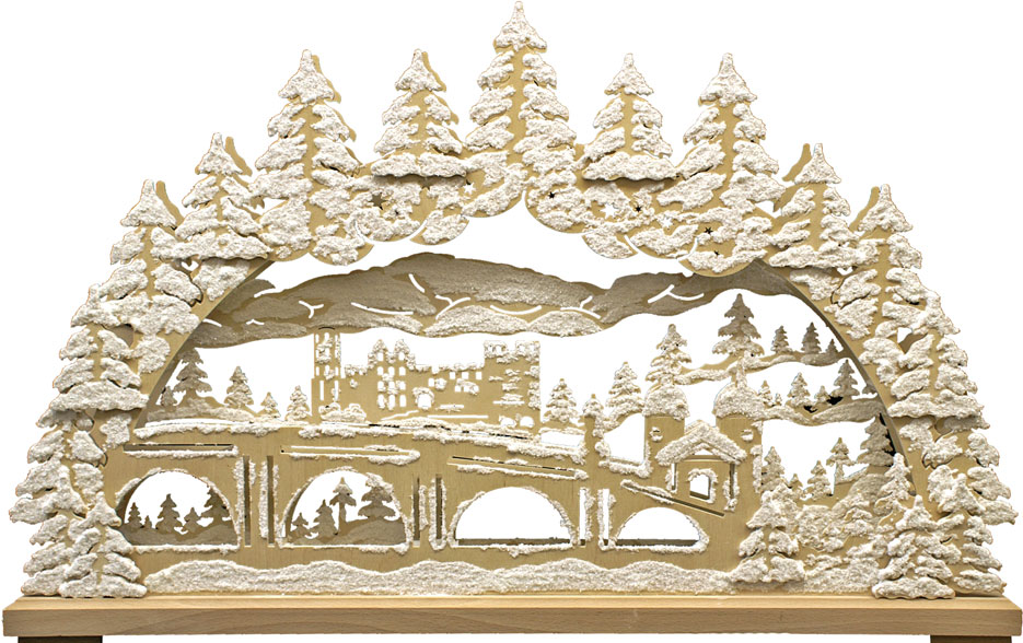 Large candle arch, Heidelberg hoarfrost