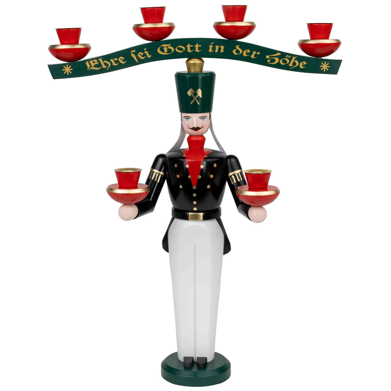 Lichterbergmann mit Joch, farbig 40 cm