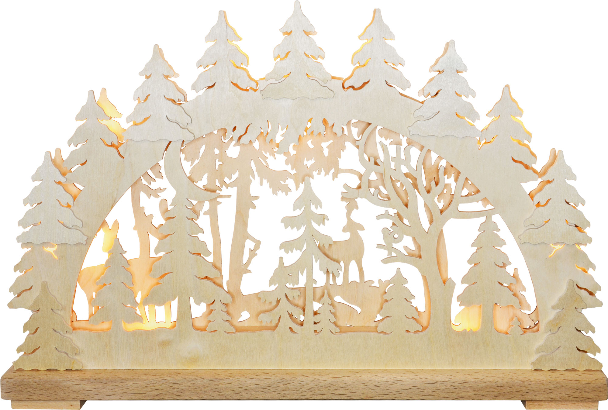 Crafting kit for a candle arch, small, fallow deer