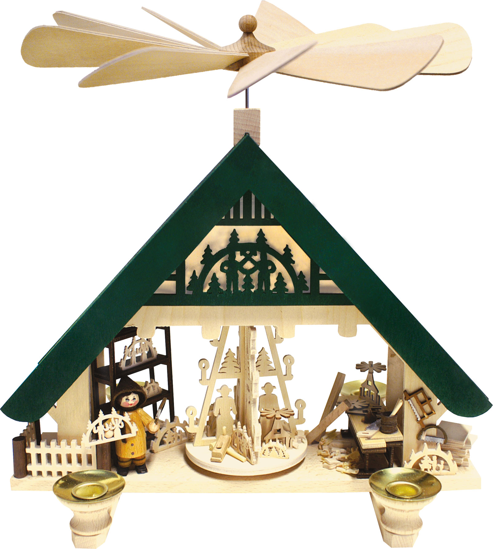 House pyramid, artisan's house, green