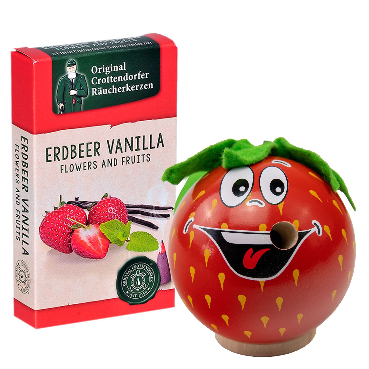 Frutos atrevidos Morango incl. incensos Morango Baunilha