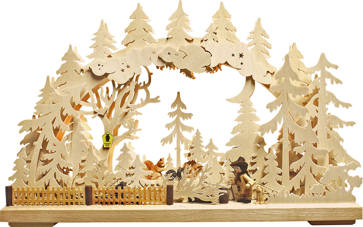 3D-Schwibbogen kl., Wandern im Naturschu 3D-Schwibbogen kl., Wandern im Naturschu