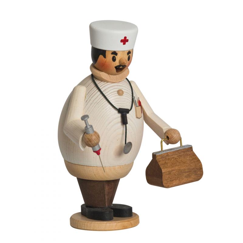 Røgelsefigur Max Arzt hvid ca. 16 cm