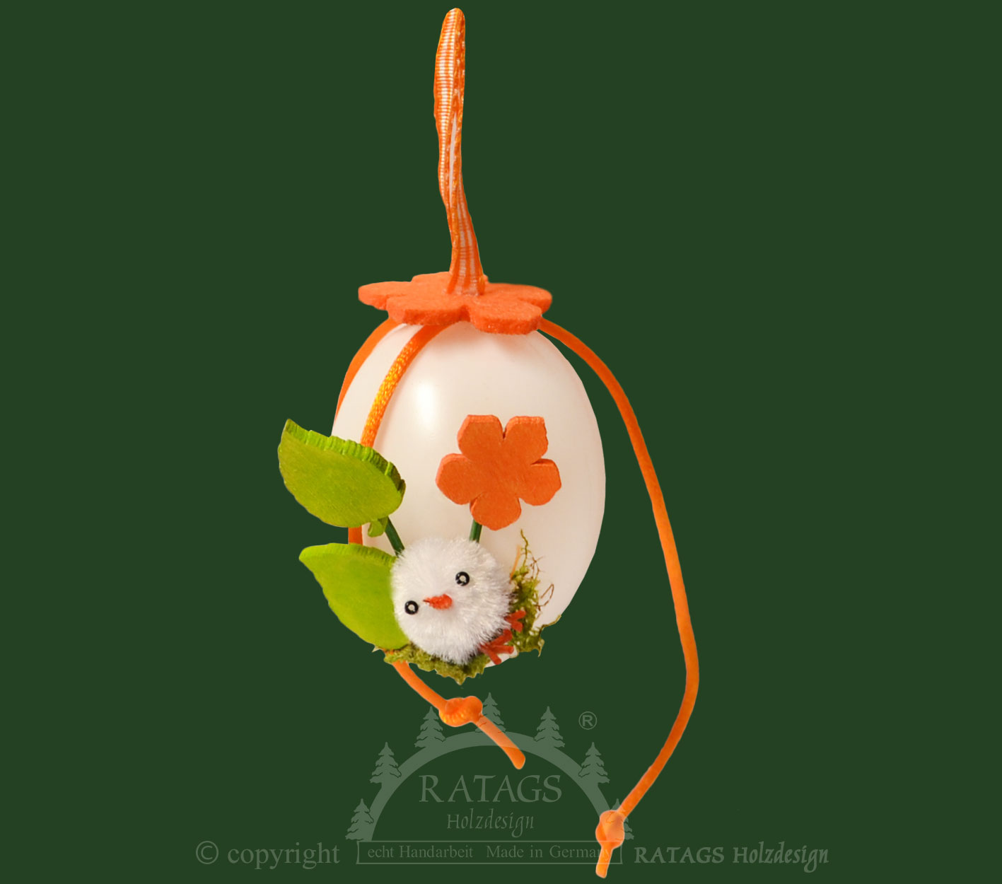 Tree decoration Easter decoration egg made of plastic, with accessories