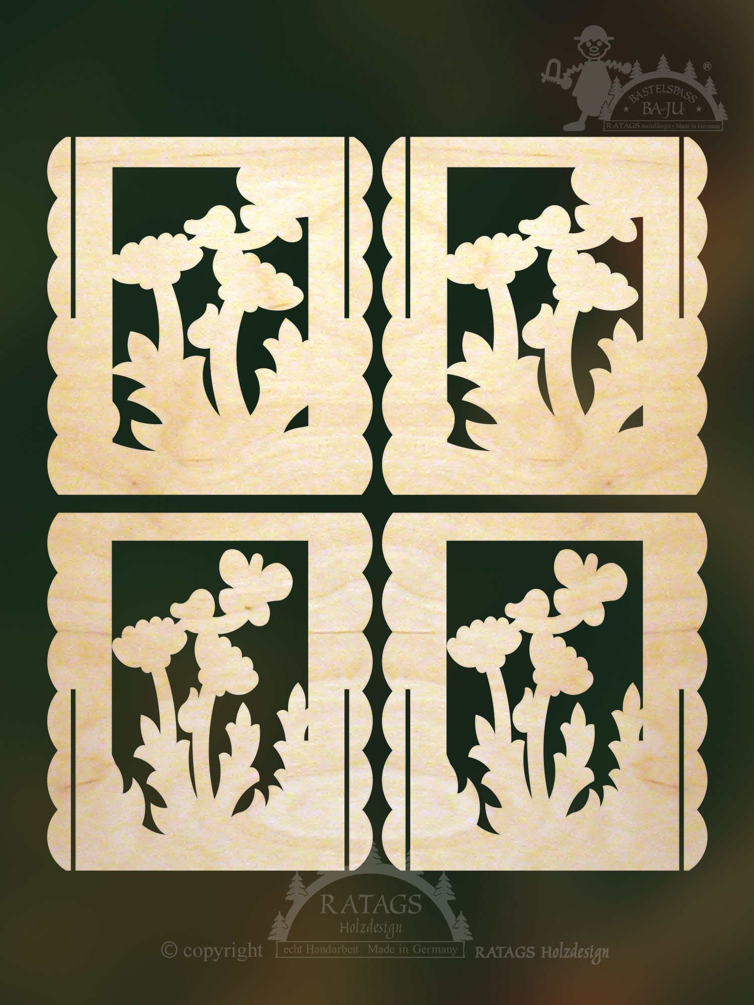 Table lamps for crafting, dandelion