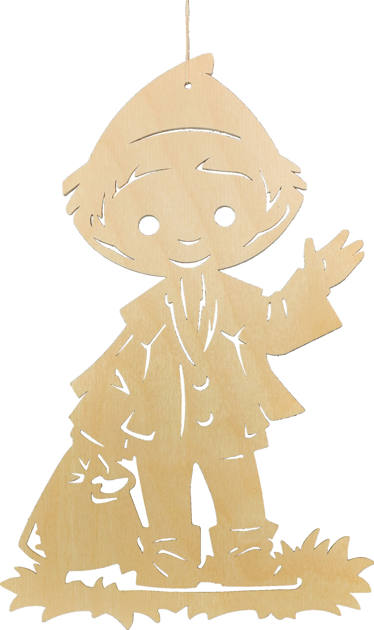 Fensterbild, Sandmännchen 13 x 22 cm (BxH) Fensterbild, Sandmännchen 13 x 22 cm (BxH)