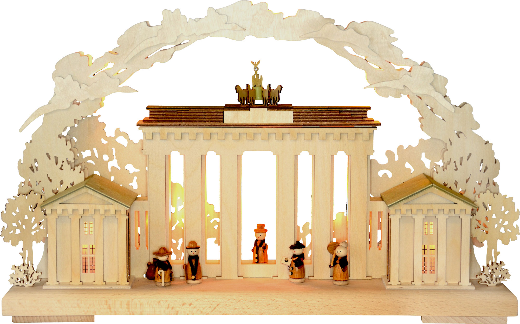 3D candle arch, small, Brandenburg Gate