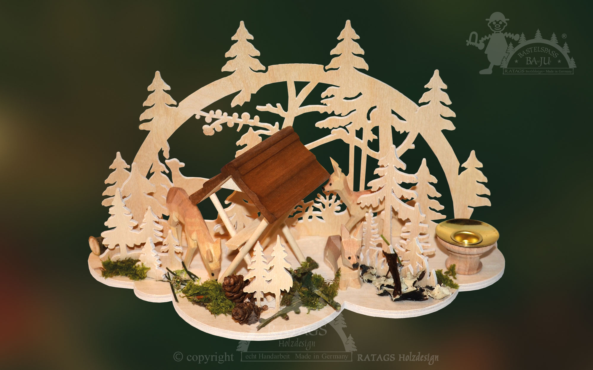 Tischschmuck zum Basteln