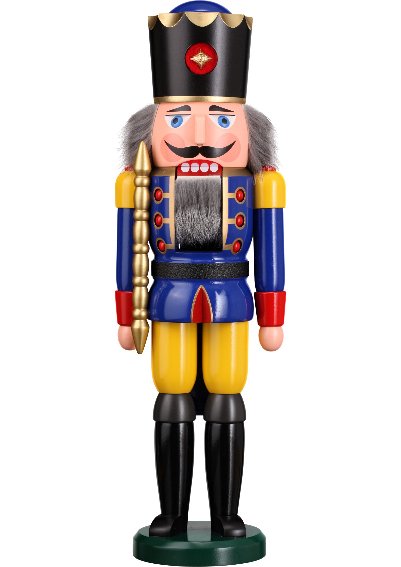 Nussknacker König blau 50 cm