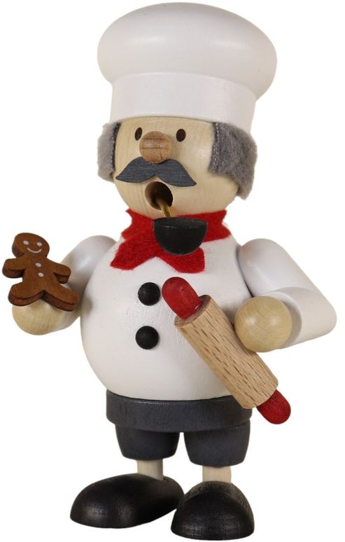 Mini-Räuchermann "Bäcker" 12,0 cm groß