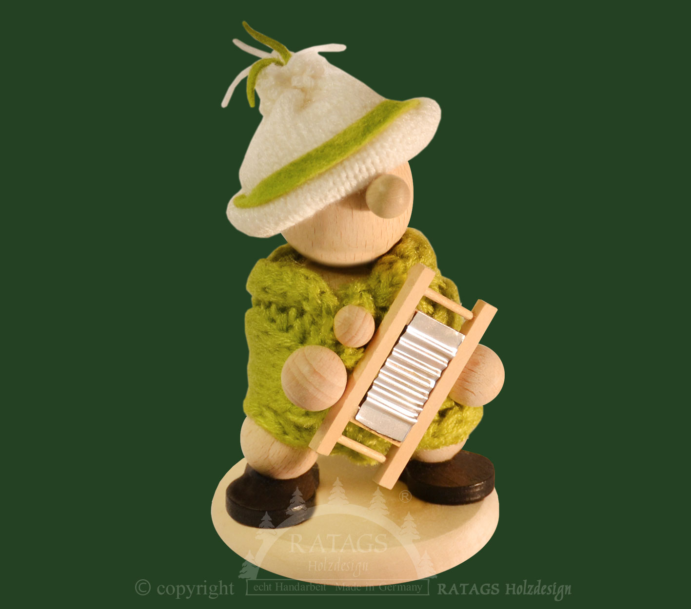 White Snow Band, Figur mit Waschbrett