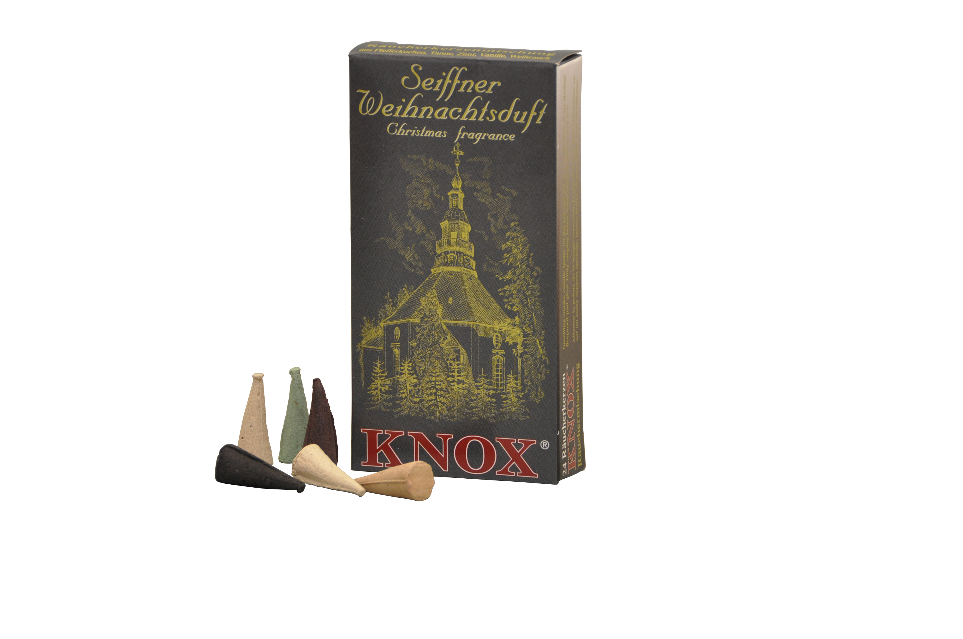 KNOX-Räucherkerzen Seiffner Weihnachtsduft, 5 Düfte