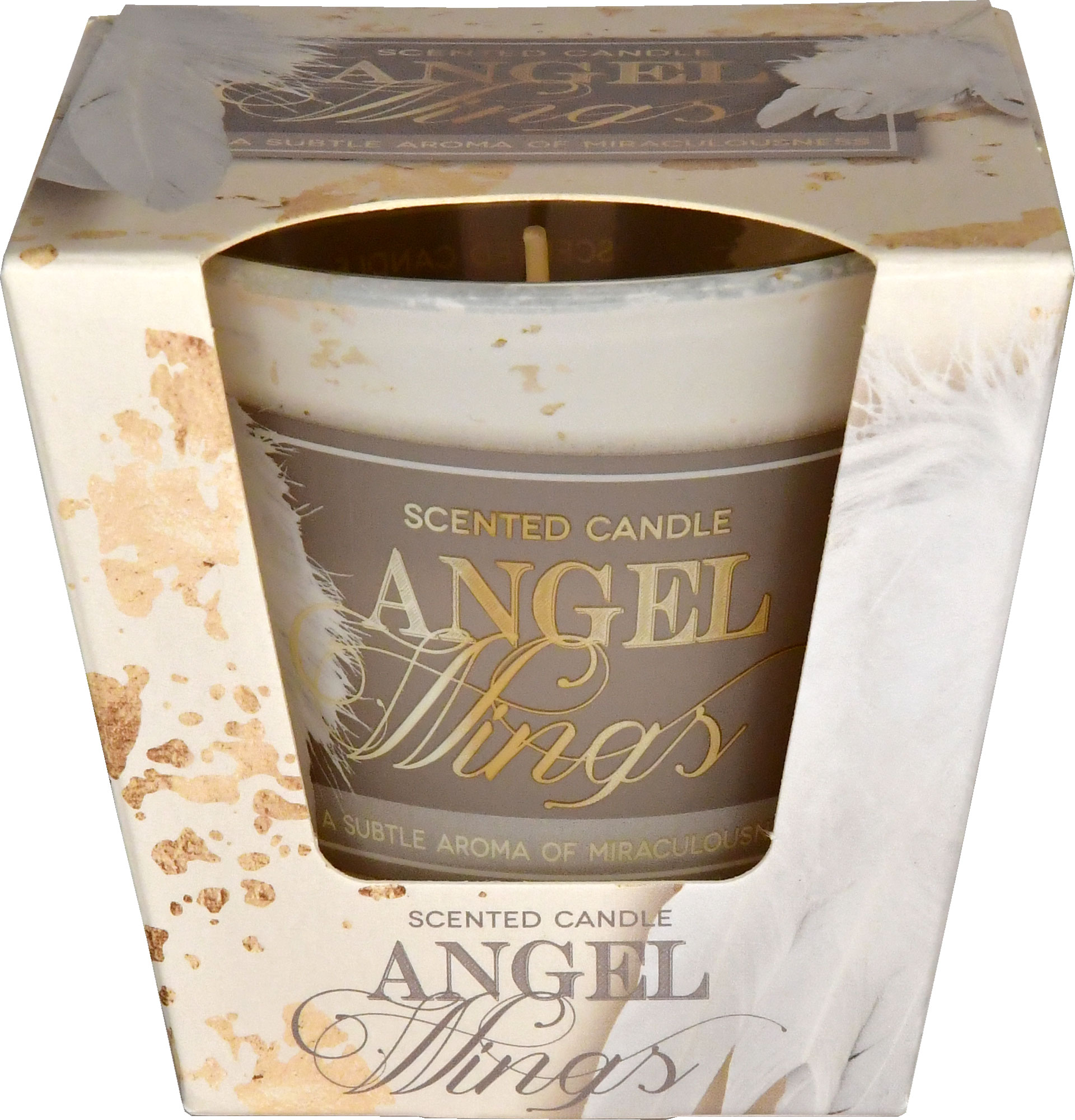 Scented glass "ANGEL WINGS" Height 8 cm