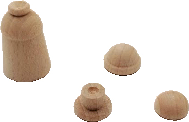 Figure for crafting, 1 piece, carol singers