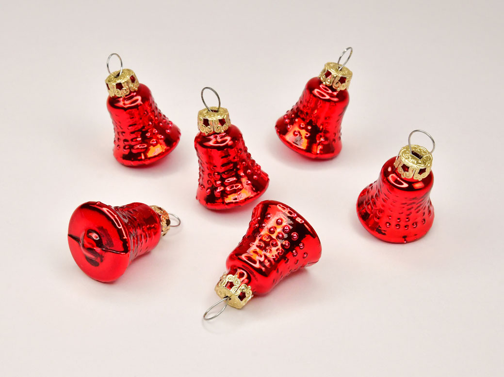 6 replacement bells for D9990-68-66-R red bells