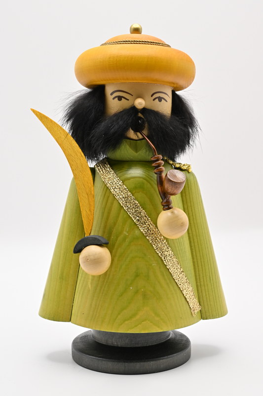 Incense burner, Turkish man, stained, 23 cm