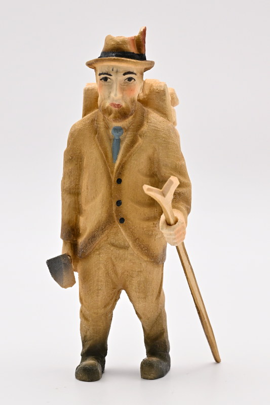 Waldmann, basket, stick, axe, brown 100 mm