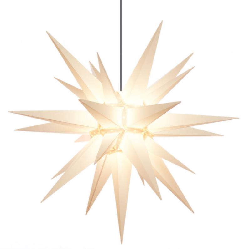 Herrnhuter Stern A13, weiß, Kunststoff, Außenbereich, ca. 130cm