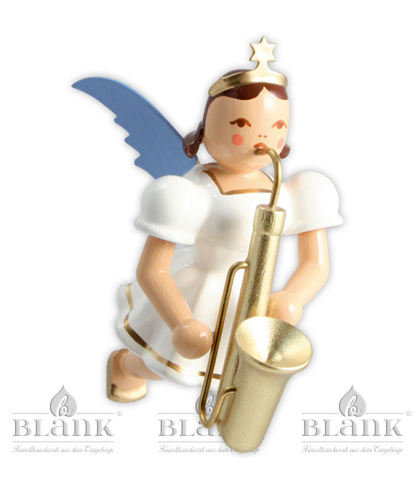 Schwebeengel Saxophon farbig