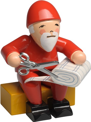 Heinzelmännchen mit Stoffballen