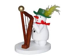 Figur, Schneemann Harfe