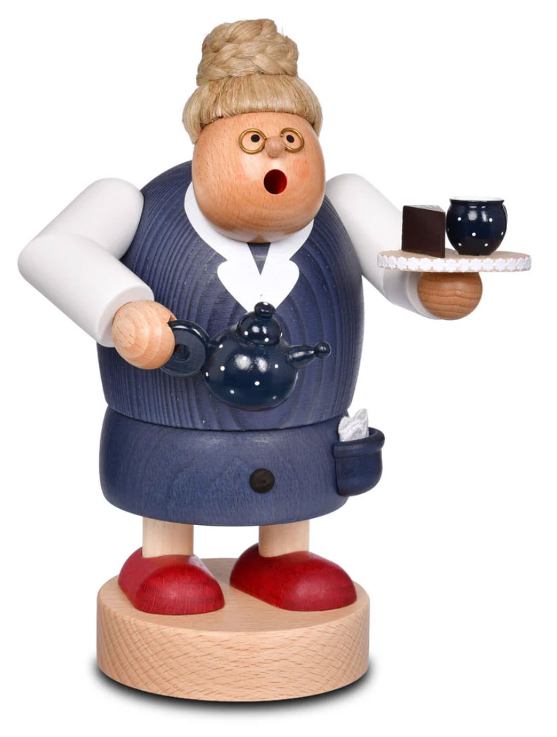 祖母、香炉人形