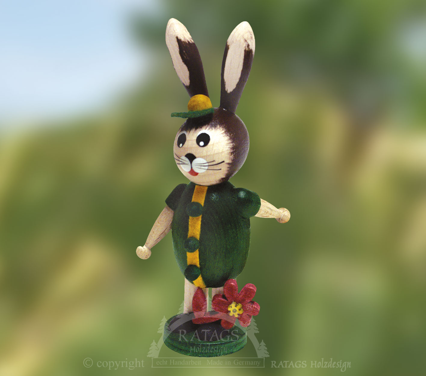 Rabbit boy, green