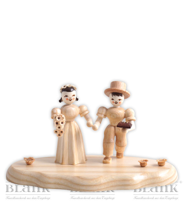 Brautpaar auf Wolke, natur