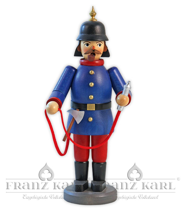 Feuerwehrmann Kleiner Pfeifenraucher