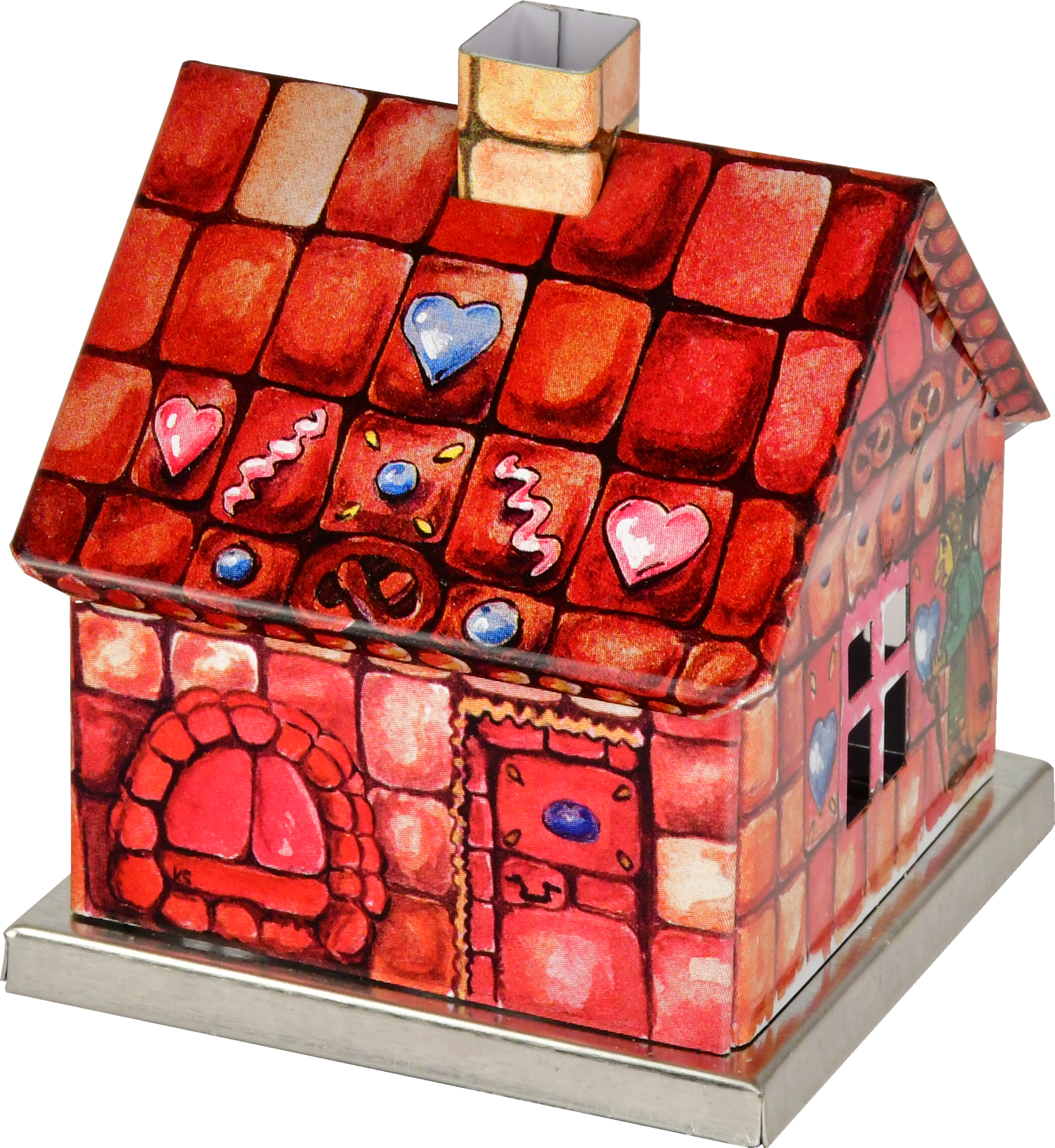 KNOX metal incense house – range B No. 3 gingerbread house