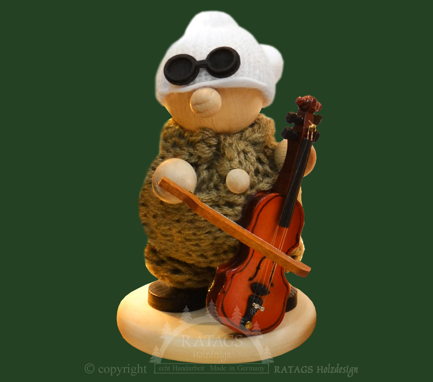 White Snow Band, Figur mit Kontrabass