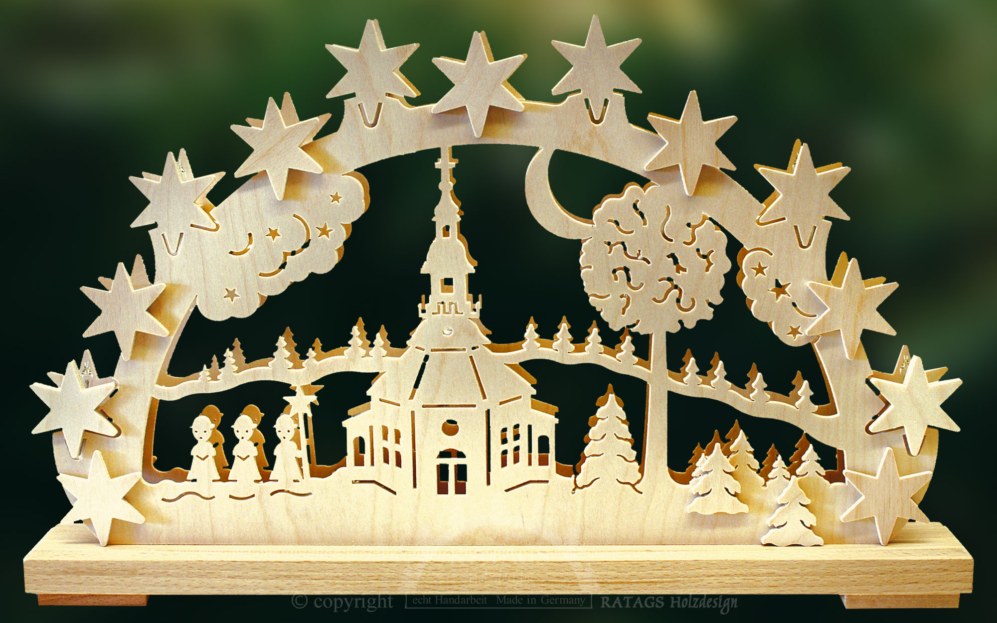 Small candle arch, Seiffen church