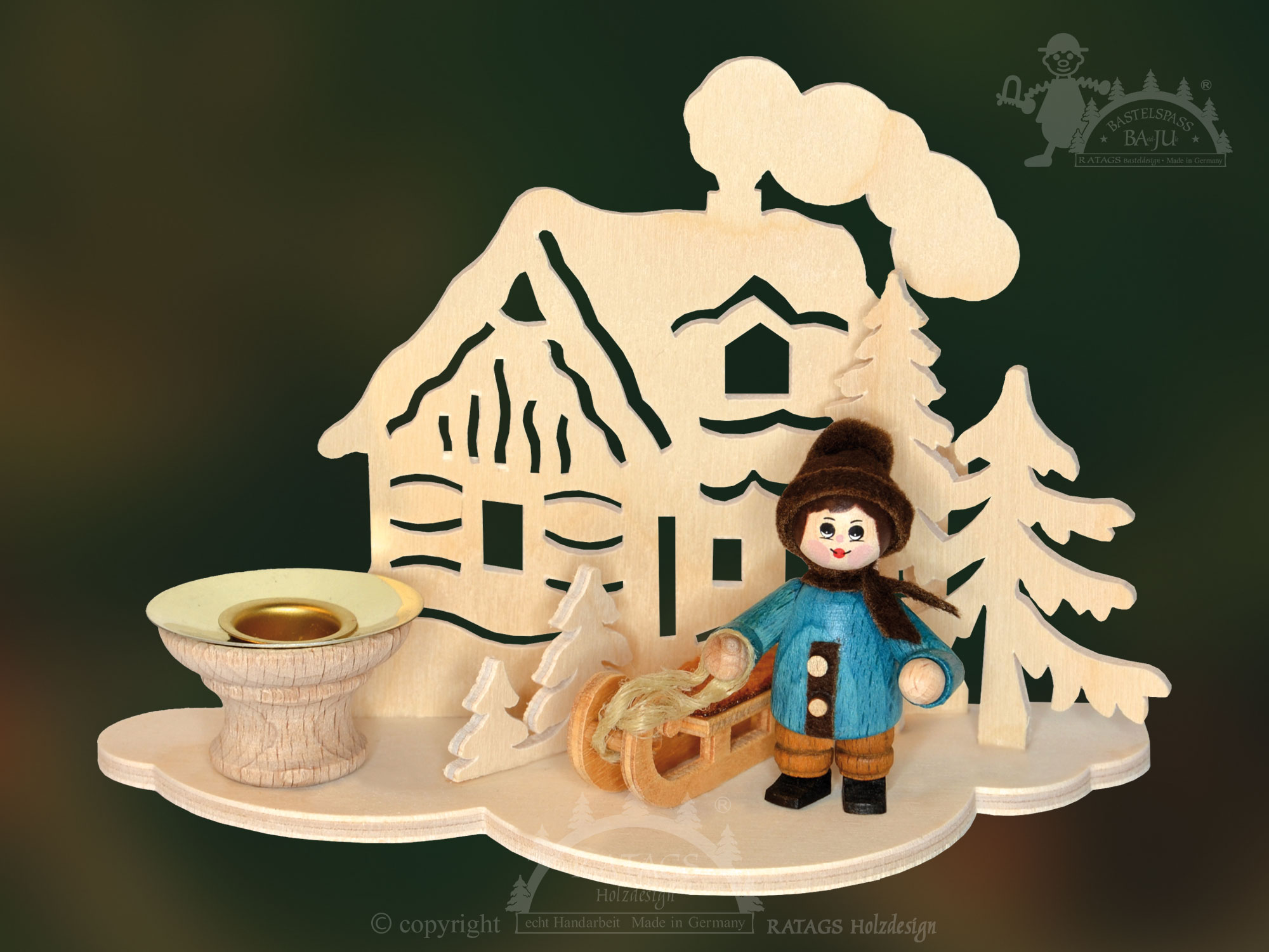 Table decorations for crafting, Wolke Haus