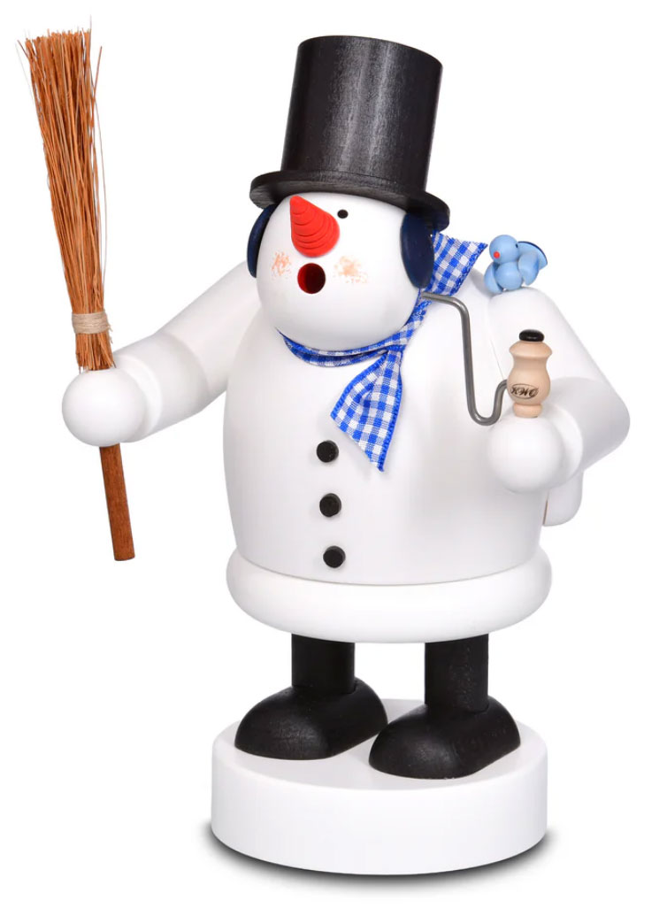 Snowman, incense burner