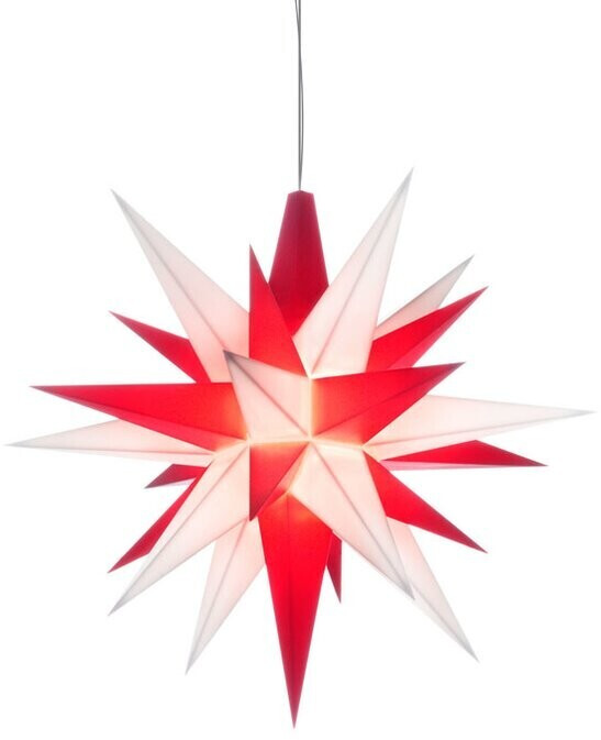 Herrnhut craft set 13 cm, white/red Herrnhut stars, plastic