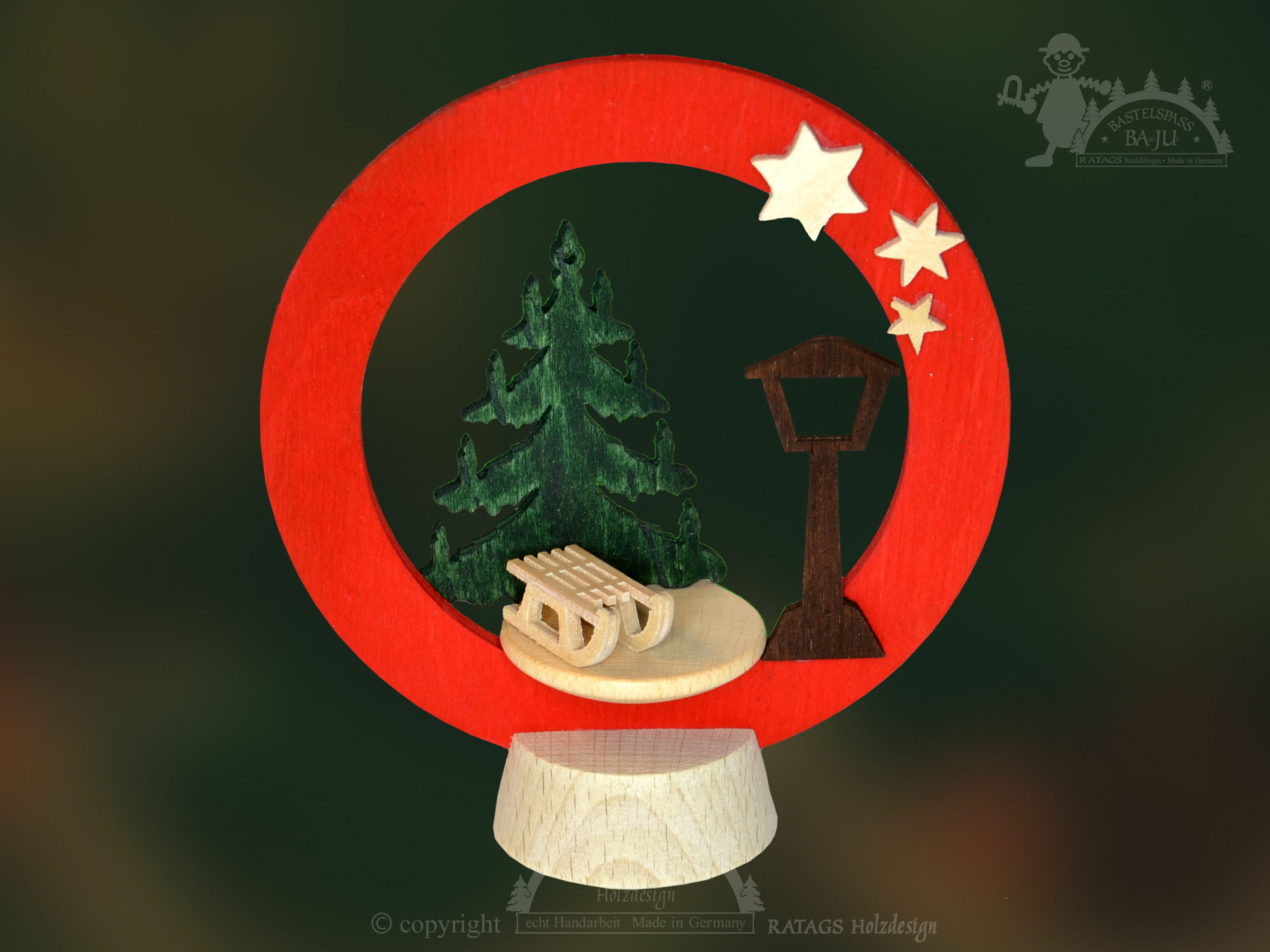 Base ring for crafting, at Christmas building