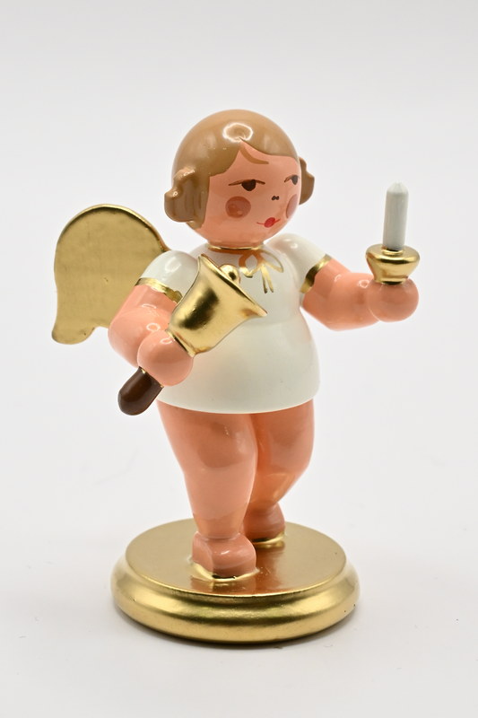 Engel mit Licht, weiß/gold