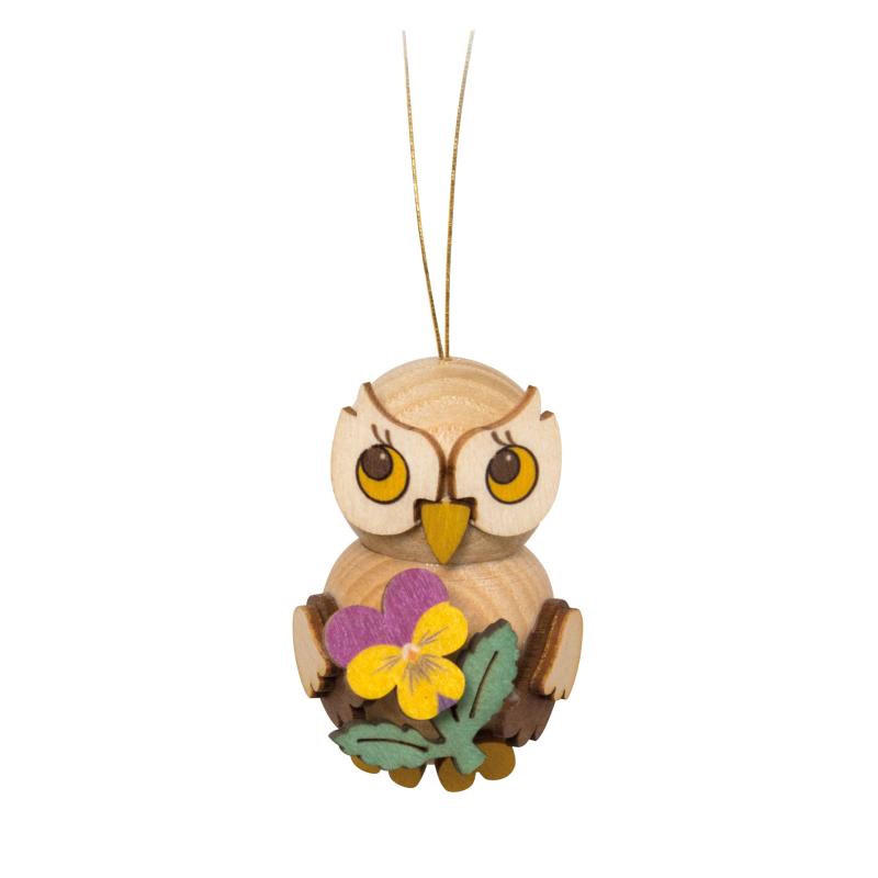 BBH Owl child with flower 4 cm