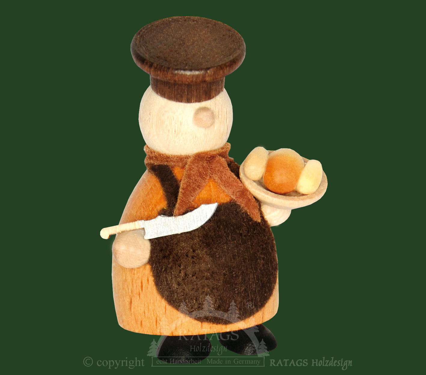 Molli, Junge Linie, Bäcker mit Hähnchen Molli, Junge Linie, Bäcker mit Hähnchen