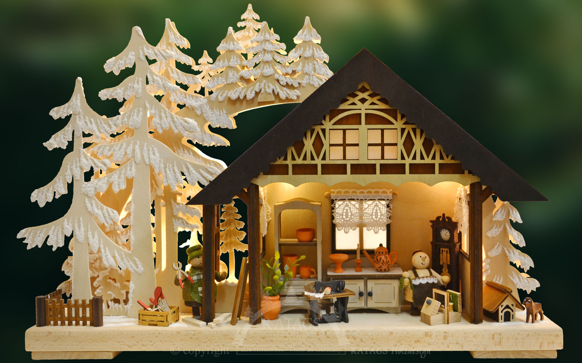 3D candle arch, small, DIY, hoarfrost, new for 2017