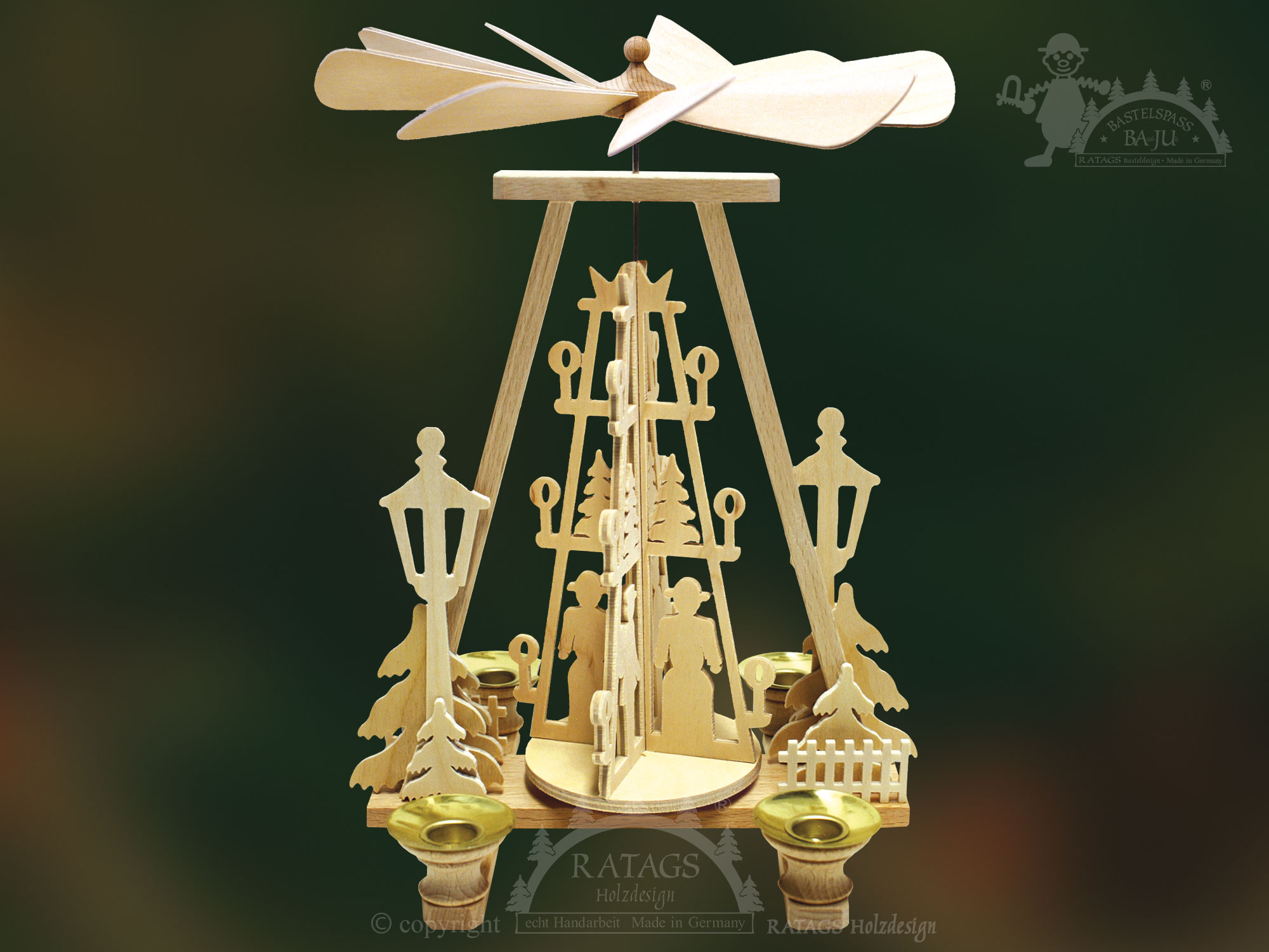 Craft set, trapezoidal pyramid, central pyramid