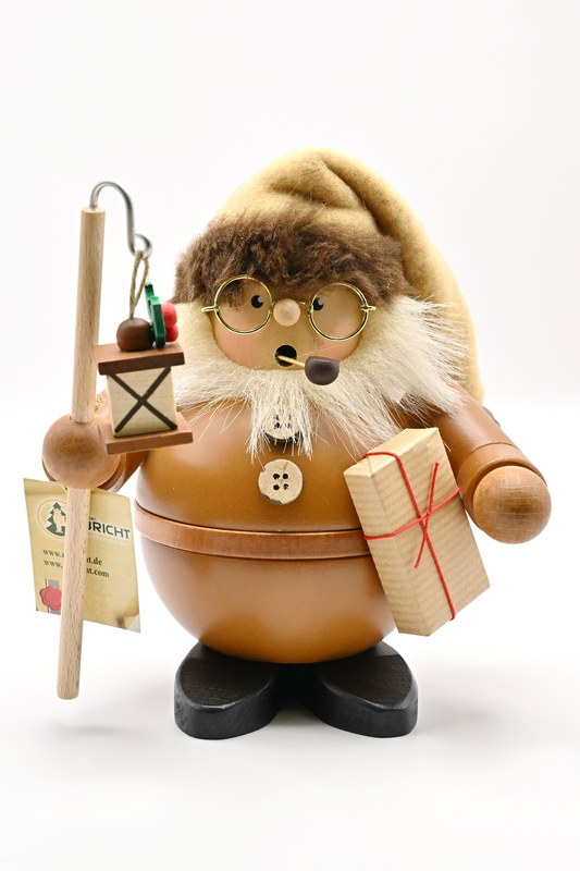 Räuchermann Weihnachtsmann mit Laterne n 15,5 cm