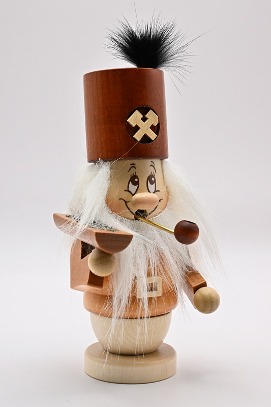Smoking men Mini gnomes Miner H 14.5 cm