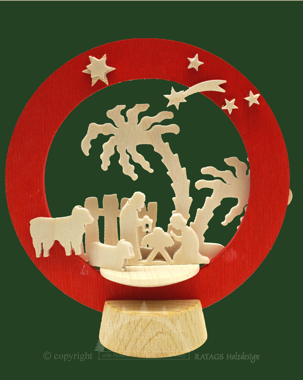 Base ring, Nativity scene