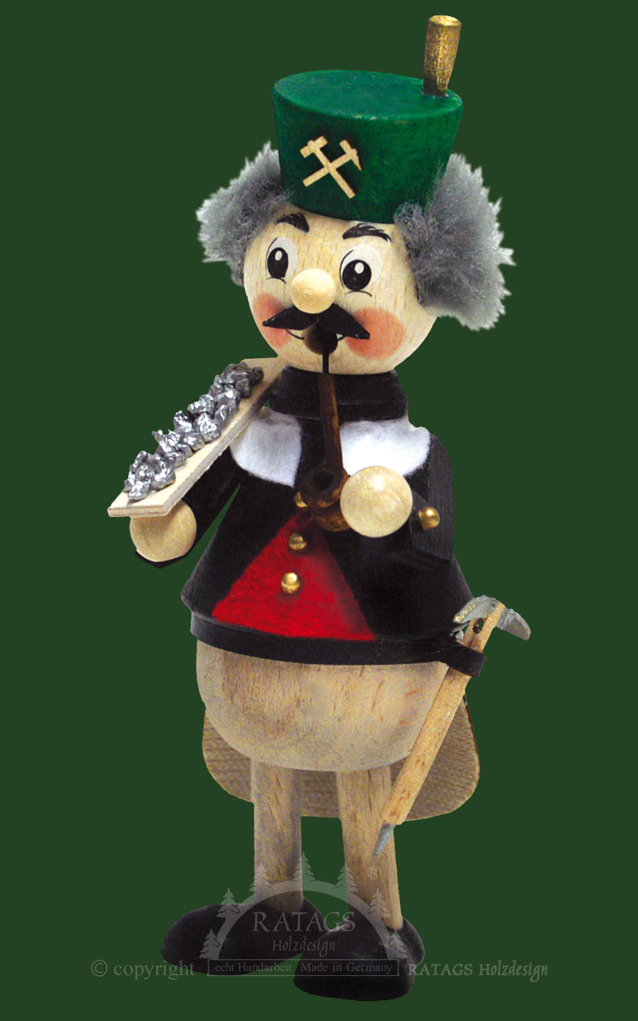 Funny fellow, miner with ore