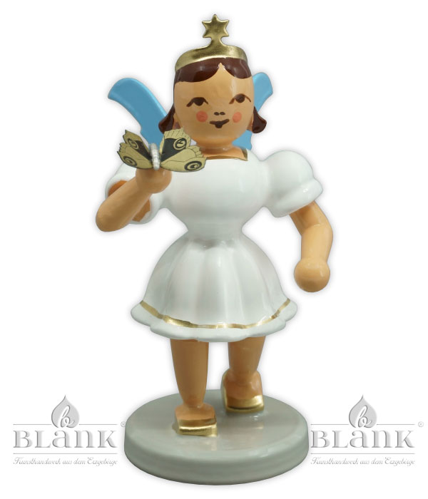 Long skirt, coloured butterfly