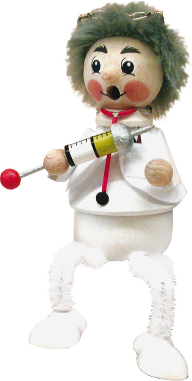Räuchermännchen, Arzt Räuchermännchen, Arzt