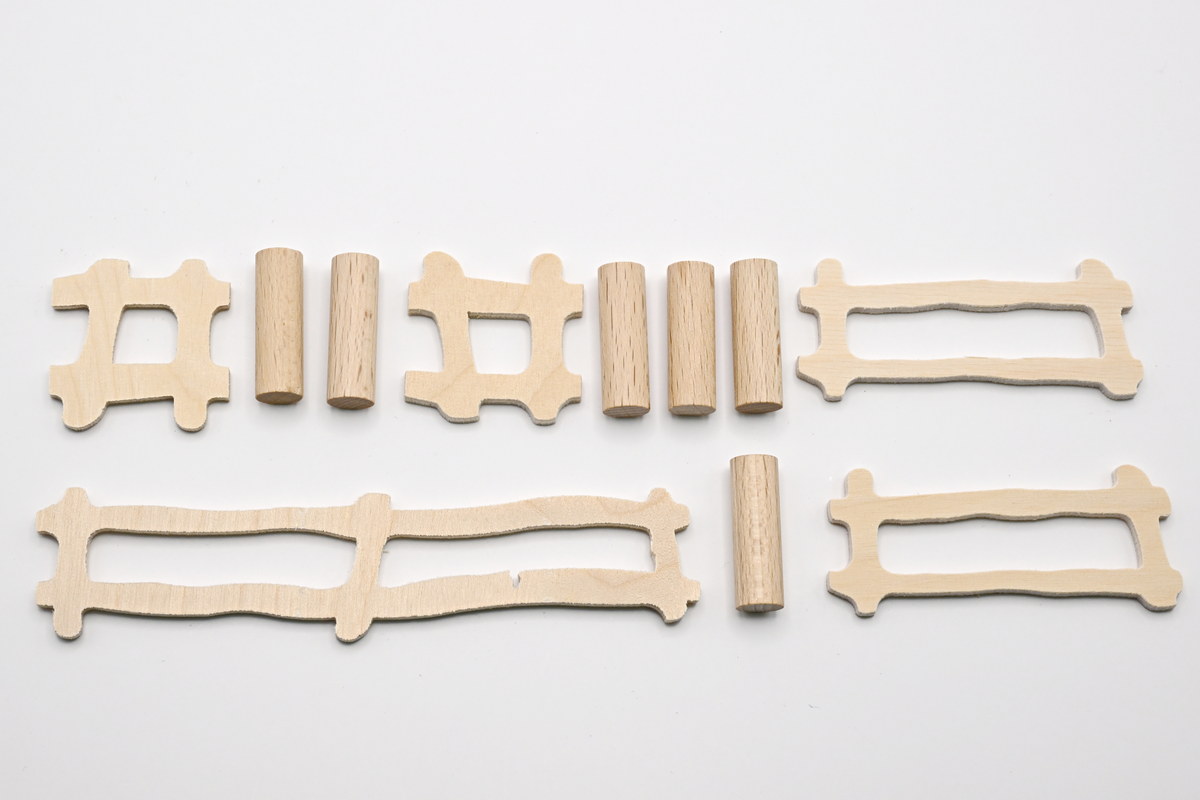 Staket för pyssel, L= 11,3,6 H= 2,5 cm